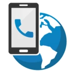 mobilevoip android application logo